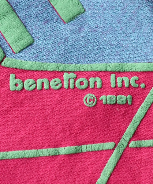 BENETTON (UNITED COLORS OF BENETTON)（ベネトンユナイテッドカラーズオブベネトン）の「【ヴィンテージ古着】90's BENETTON / ベネトン ロゴプリントＴシャツ USA製（Tシャツ/カットソー・メンズ・ピンク・LARGE）」の2枚目の写真