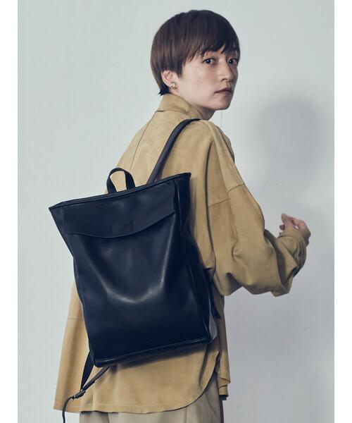 Legato Largo（レガートラルゴ）の「【WEB限定】Legato Largo　≪Lineare ≫ PC収納リュック＊（バックパック/リュック・レディース・ブラック/ブラウン/アイボリー・FREE）」の8枚目の写真