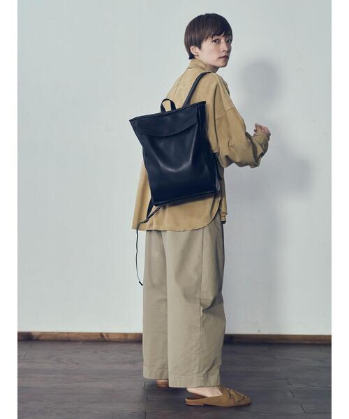 Legato Largo（レガートラルゴ）の「【WEB限定】Legato Largo　≪Lineare ≫ PC収納リュック＊（バックパック/リュック・レディース・ブラック/ブラウン/アイボリー・FREE）」の11枚目の写真