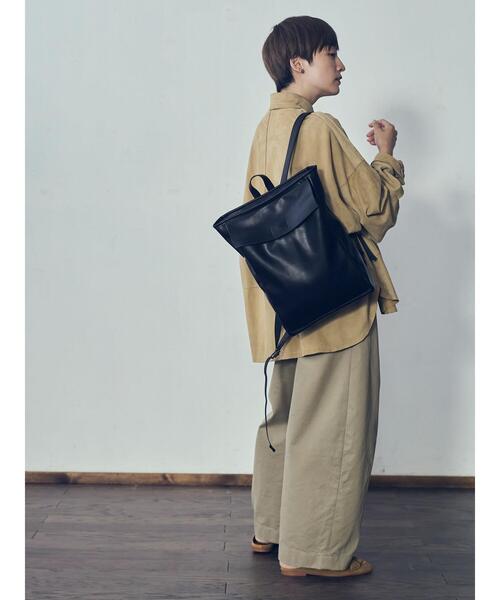 Legato Largo（レガートラルゴ）の「【WEB限定】Legato Largo　≪Lineare ≫ PC収納リュック＊（バックパック/リュック・レディース・ブラック/ブラウン/アイボリー・FREE）」の12枚目の写真