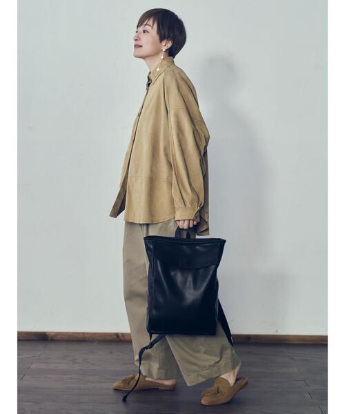 Legato Largo（レガートラルゴ）の「【WEB限定】Legato Largo　≪Lineare ≫ PC収納リュック＊（バックパック/リュック・レディース・ブラック/ブラウン/アイボリー・FREE）」の13枚目の写真