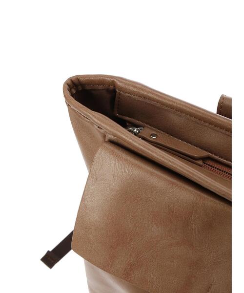 Legato Largo（レガートラルゴ）の「【WEB限定】Legato Largo　≪Lineare ≫ PC収納リュック＊（バックパック/リュック・レディース・ブラック/ブラウン/アイボリー・FREE）」の21枚目の写真