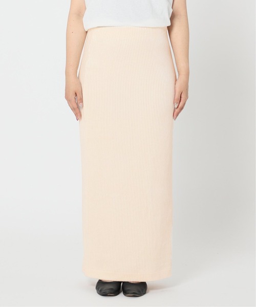 Simplicite（サンプリシテ）の「コーデュロイタイトロングスカート◆（スカート・レディース・ホワイト/ブラック/パープル・FREE）」の14枚目の写真