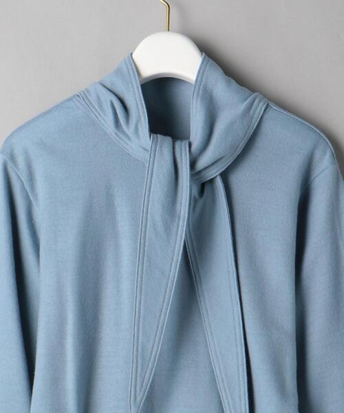 PHEENY（フィーニー）の「＜PHEENY＞スカーフネック ロングスリーブ カットソー/LT.BLUE Ψ（Tシャツ/カットソー・レディース・ライトブルー・FREE）」の5枚目の写真