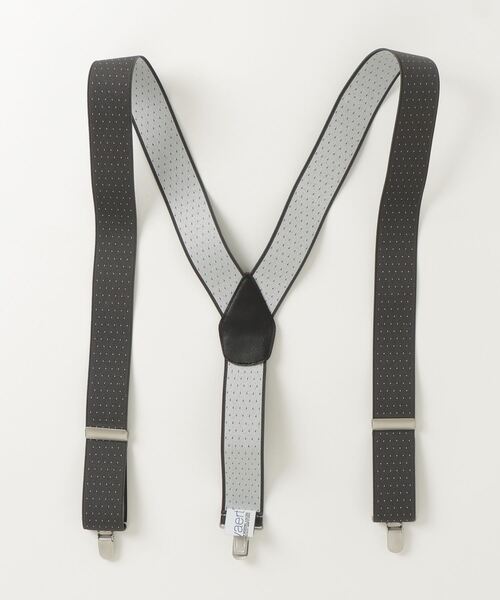 GEVAERT（ゲバルト）の「GEVAERT 35mmY型サスペンダー（サスペンダー・メンズ・C/D/E/F/G/H/I/J/K/L/M/N/O/R/S/T/U/V/W/ベージュ/ネイビー/その他1/その他2/その他3/ブラック×イエロー/イエロー/X/Z/ワインレッド/レオパード/Y/グレー/ネイビー系/ブラック/その他/ライトブルー・FREE）」の4枚目の写真