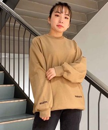 MILKFED. | MINI EMBROIDERED SWEAT TOP(スウェット)