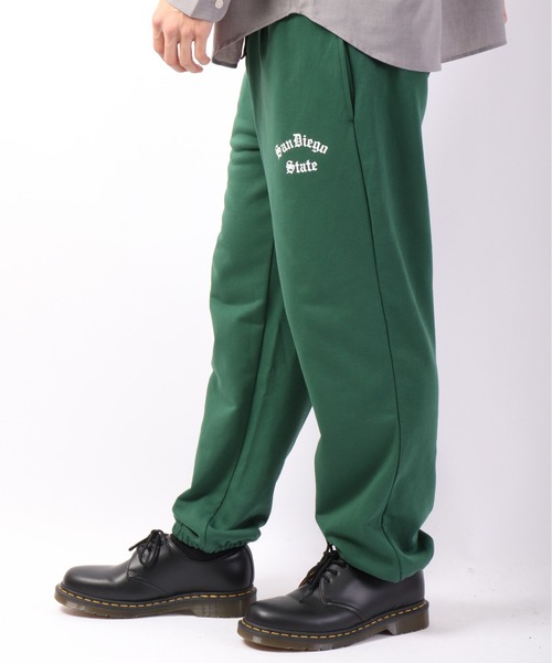 Revo.（レボ）の「280ｇT/C 裏毛ワンポイントプリント スウェットパンツ（スウェットパンツ・メンズ・ネイビー/アッシュ/グリーン/ダークパープル/ブラック/ヘザーグレー・M/L）」の5枚目の写真