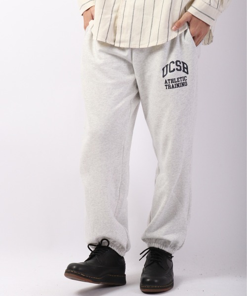 Revo.（レボ）の「280ｇT/C 裏毛ワンポイントプリント スウェットパンツ（スウェットパンツ・メンズ・ネイビー/アッシュ/グリーン/ダークパープル/ブラック/ヘザーグレー・M/L）」の4枚目の写真