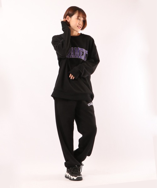 Revo.（レボ）の「280ｇT/C 裏毛ワンポイントプリント スウェットパンツ（スウェットパンツ・メンズ・ネイビー/アッシュ/グリーン/ダークパープル/ブラック/ヘザーグレー・M/L）」の15枚目の写真