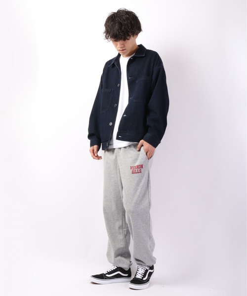 Revo.（レボ）の「280ｇT/C 裏毛ワンポイントプリント スウェットパンツ（スウェットパンツ・メンズ・ネイビー/アッシュ/グリーン/ダークパープル/ブラック/ヘザーグレー・M/L）」の20枚目の写真