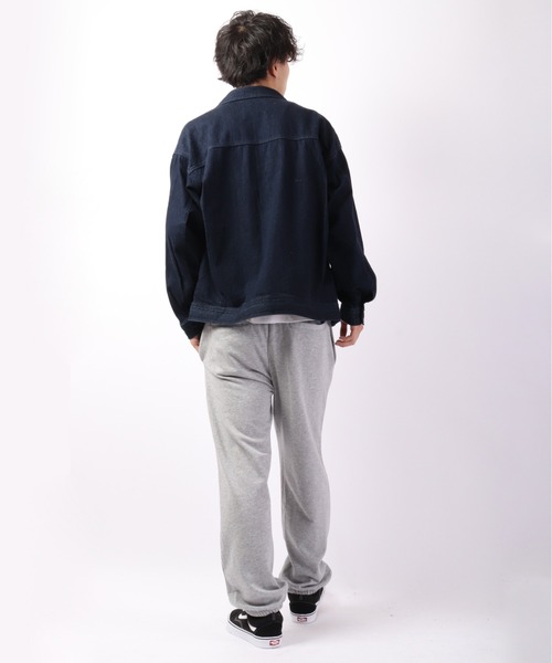 Revo.（レボ）の「280ｇT/C 裏毛ワンポイントプリント スウェットパンツ（スウェットパンツ・メンズ・ネイビー/アッシュ/グリーン/ダークパープル/ブラック/ヘザーグレー・M/L）」の22枚目の写真