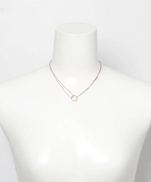 SMELLY（スメリー）の「ボールチェーンコンビネックレス（ネックレス・レディース・ゴールド・-）」の6枚目の写真