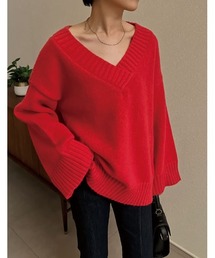 Re:EDIT | モヘアタッチカラーニット(ニット/セーター)