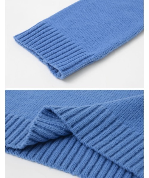 Re:EDIT（リエディ）の「モヘアタッチカラーニット（ニット/セーター・レディース・ピンク/レッド/グリーン/ブルー/イエロー・MEDIUM/LARGE）」の15枚目の写真