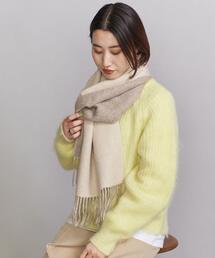 Eds Cashmere | ＜Eds Cashmere＞カシミヤリバーシブル マフラー(マフラー)