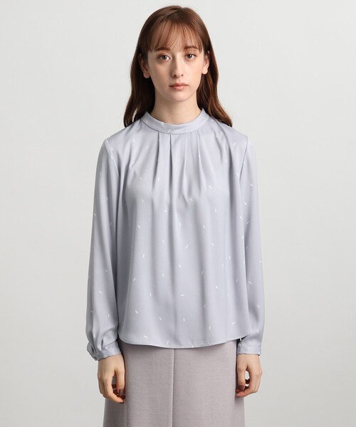 INDIVI(インディヴィ)の「◆【春カラー/洗える】幾何学ドット スタンドカラーブラウス(シャツ/ブラウス・レディース・ホワイト系6/ブラック系5/サックスブルー系5・38/36/15 /05/13/19/03/34/42/40)」の16枚目の写真