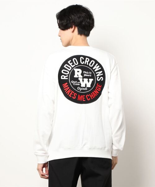 ROKU スウェット　ホワイト クォーター ジップ スウェット / RI VS QUARTER ZIP SWEAT