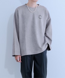 ヌバックタッチプルオーバー