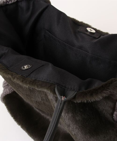 Kahiko(カヒコ)の「【Kahiko】ファーニットビーチバッグ(トートバッグ・レディース・ホワイト/ベージュ/ネイビー/ブラック/オフホワイト/ホワイト×グレー/グレー/カーキ・FREE)」の18枚目の写真