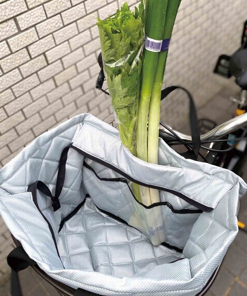 ROOTOTE（ルートート）の「ルートート/洗濯可能 レジカゴサイズ PT.ルーショッパーグランデ.サーモインナーセット-A（エコバッグ/サブバッグ・レディース・ブラック系その他/グレー系その他/レッド系その他/ストライプ/チェック・FREE）」の7枚目の写真