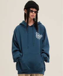 【ISTKUNST】BEAR & SMILEY HOODIE / イストクンスト ベアー アンド スマイリー フーディー