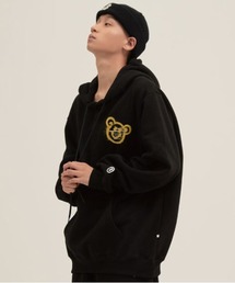 【ISTKUNST】BEAR & SMILEY HOODIE / イストクンスト ベアー アンド スマイリー フーディー