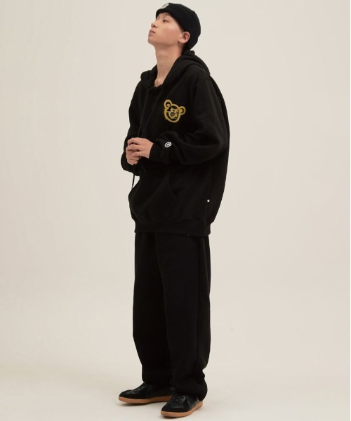 ISTKUNST(イストクンスト)の「【ISTKUNST】BEAR & SMILEY HOODIE / イストクンスト ベアー アンド スマイリー フーディー(パーカー・メンズ・ホワイト/ライトグレー/ブラック/ブルー・SMALL/MEDIUM/LARGE)」の6枚目の写真