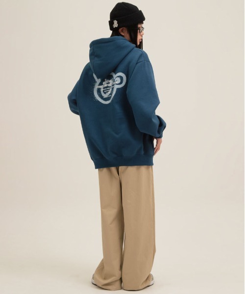 ISTKUNST(イストクンスト)の「【ISTKUNST】BEAR & SMILEY HOODIE / イストクンスト ベアー アンド スマイリー フーディー(パーカー・メンズ・ホワイト/ライトグレー/ブラック/ブルー・SMALL/MEDIUM/LARGE)」の18枚目の写真