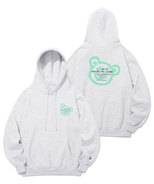 ISTKUNST(イストクンスト)の「【ISTKUNST】BEAR & SMILEY HOODIE / イストクンスト ベアー アンド スマイリー フーディー(パーカー・メンズ・ホワイト/ライトグレー/ブラック/ブルー・SMALL/MEDIUM/LARGE)」の17枚目の写真