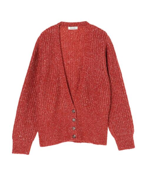 Furryrate(ファーリーレート)の「・furry rate MIXリブカーディガン*(カーディガン/ボレロ・レディース・ネイビー/ブラウン/レッド・FREE)」の15枚目の写真