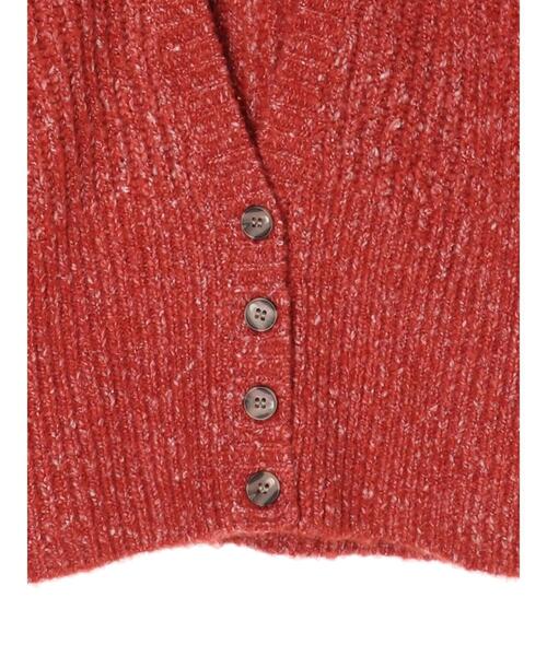 Furryrate(ファーリーレート)の「・furry rate MIXリブカーディガン*(カーディガン/ボレロ・レディース・ネイビー/ブラウン/レッド・FREE)」の19枚目の写真