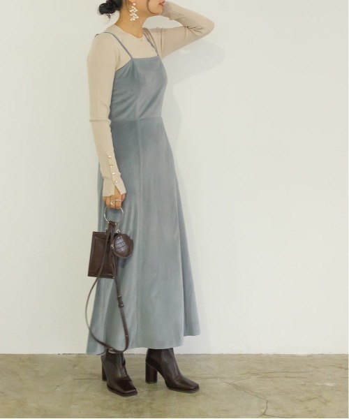 RANDA(ランダ)の「マーメイドキャミソールワンピース(ワンピース・レディース・ブラウン/ブルー/クリーム・1/0)」の10枚目の写真
