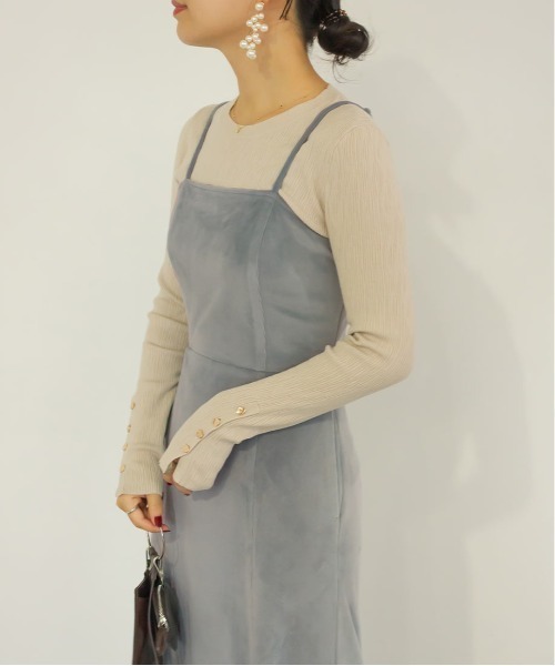 RANDA(ランダ)の「マーメイドキャミソールワンピース(ワンピース・レディース・ブラウン/ブルー/クリーム・1/0)」の20枚目の写真