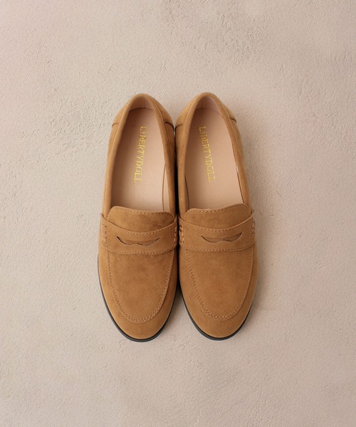 LibertyDoll（リバティードール）の「LibertyDoll 美シルエットコインローファー（ローファー・レディース・ブラック/ダークブラウン/ブラウン/レッド/シルバー/ブラック系その他/キャメル/ワイン/ダークブラウン系/ブラック系その他2/ブラウン系その他・LL/3L/S/M/L/SS）」の5枚目の写真