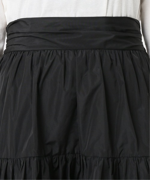 journal standard L'essage（ジャーナルスタンダードレサージュ）の「シャンブレータフタ ティアードスカート◆2（スカート・レディース・ブラック・FREE）」の14枚目の写真