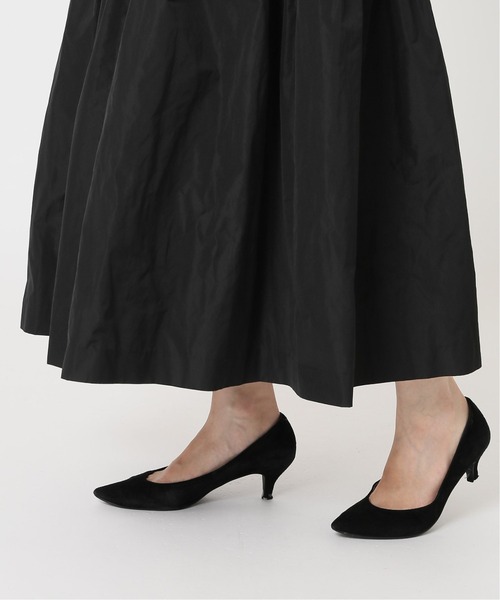 journal standard L'essage（ジャーナルスタンダードレサージュ）の「シャンブレータフタ ティアードスカート◆2（スカート・レディース・ブラック・FREE）」の12枚目の写真