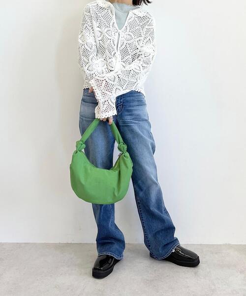 CITEN(シテン)の「<CITEN(シテン)>パデッド ノット バッグ(ハンドバッグ・レディース・ブラック/オフホワイト/ケリー・FREE)」の11枚目の写真