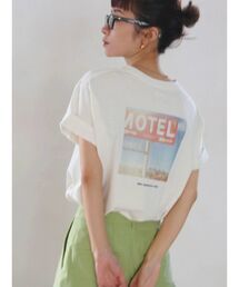 Ungrid | バックフォトプリントTee(Tシャツ/カットソー)