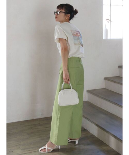 Ungrid（アングリッド）の「バックフォトプリントTee（Tシャツ/カットソー・レディース・オフホワイト/ライトグレー/チャコールグレー/ピンク/ベージュ・FREE）」の17枚目の写真