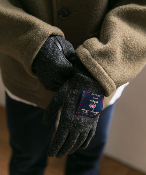 URBAN RESEARCH DOORS（アーバンリサーチドアーズ）の「MOONツイードレザーグローブ（手袋・メンズ・グレー系その他/ブラウン系その他/グリーン系その他/ブルー系その他・ONE）」の17枚目の写真