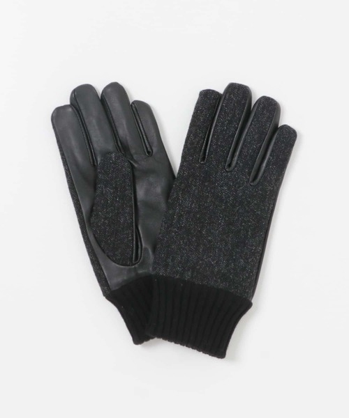 URBAN RESEARCH DOORS（アーバンリサーチドアーズ）の「MOONツイードレザーグローブ（手袋・メンズ・グレー系その他/ブラウン系その他/グリーン系その他/ブルー系その他・ONE）」の5枚目の写真