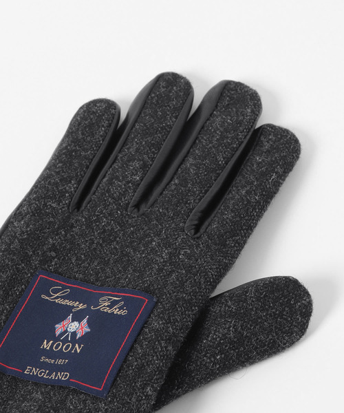 URBAN RESEARCH DOORS（アーバンリサーチドアーズ）の「MOONツイードレザーグローブ（手袋・メンズ・グレー系その他/ブラウン系その他/グリーン系その他/ブルー系その他・ONE）」の16枚目の写真