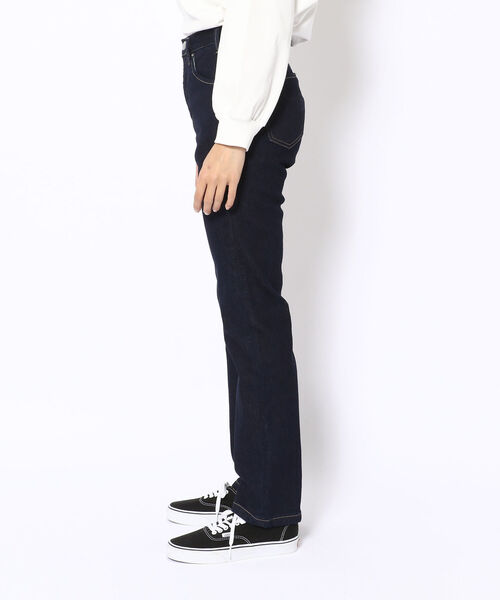 B'2nd(ビーセカンド)の「BIT BLUE(ビットブルー) ストレッチスリムストレートデニム(デニムパンツ・レディース・インディゴブルー・26/23/24/25)」の3枚目の写真