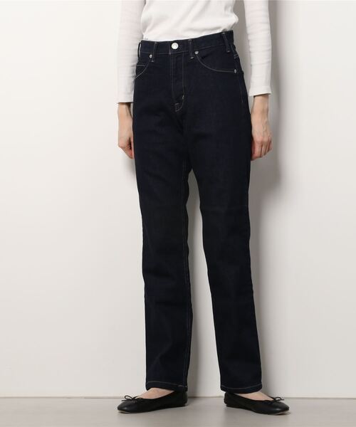 B'2nd(ビーセカンド)の「BIT BLUE(ビットブルー) ストレッチスリムストレートデニム(デニムパンツ・レディース・インディゴブルー・26/23/24/25)」の10枚目の写真