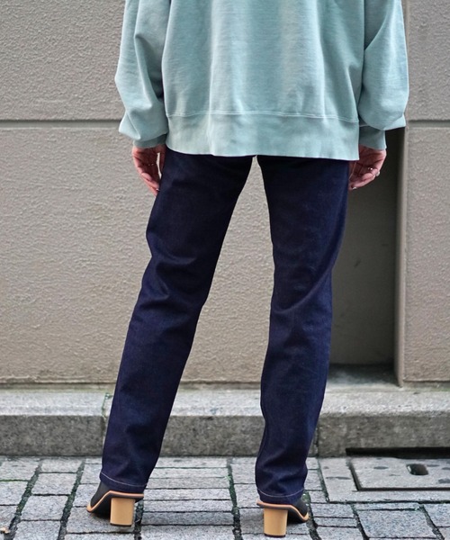 B'2nd(ビーセカンド)の「BIT BLUE(ビットブルー) ストレッチスリムストレートデニム(デニムパンツ・レディース・インディゴブルー・26/23/24/25)」の5枚目の写真