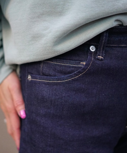 B'2nd(ビーセカンド)の「BIT BLUE(ビットブルー) ストレッチスリムストレートデニム(デニムパンツ・レディース・インディゴブルー・26/23/24/25)」の7枚目の写真