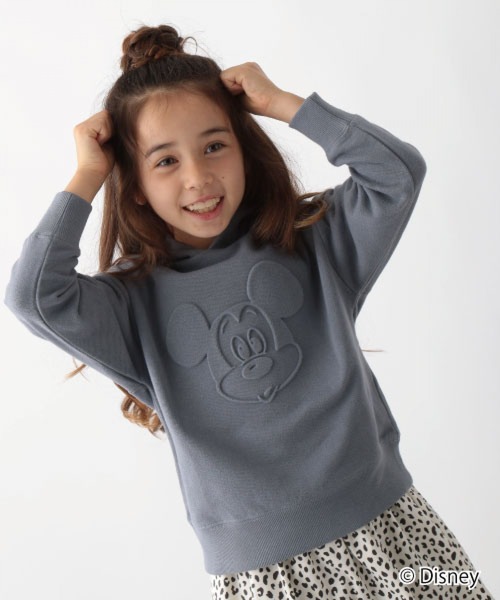 GLOBAL WORK（グローバルワーク）の「【キッズ】Disney/スウェットパーカー/236539（スウェット・キッズ・ライトブルー/チャコールグレー/グレー/オフホワイト・160cm/130cm/120cm/110cm/140cm/150cm/100cm）」の7枚目の写真
