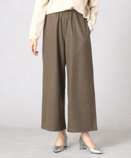 Comme　Ca　Mature（コムサマチュア）の「【セットアップ対応】ジャージーパンツ（その他パンツ・レディース・ブラック/ネイビー/ブラウン・FREE）」の3枚目の写真