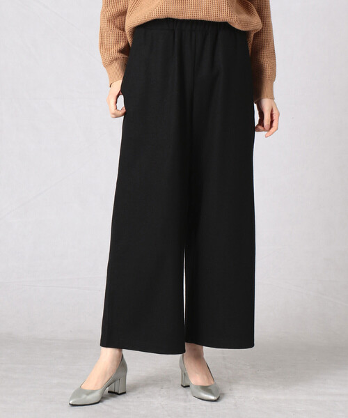 Comme　Ca　Mature（コムサマチュア）の「【セットアップ対応】ジャージーパンツ（その他パンツ・レディース・ブラック/ネイビー/ブラウン・FREE）」の2枚目の写真