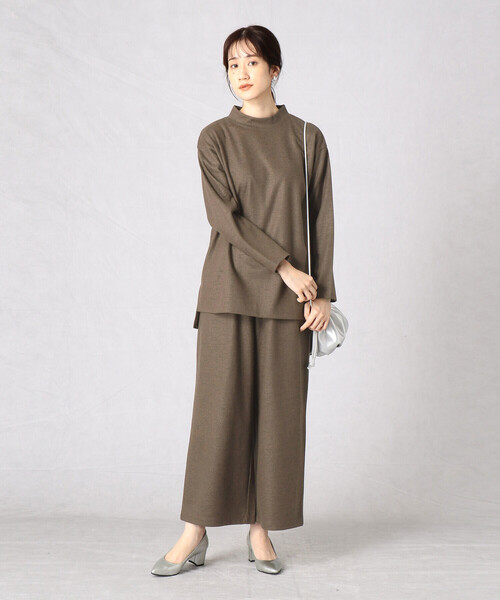 Comme　Ca　Mature（コムサマチュア）の「【セットアップ対応】ジャージーパンツ（その他パンツ・レディース・ブラック/ネイビー/ブラウン・FREE）」の11枚目の写真